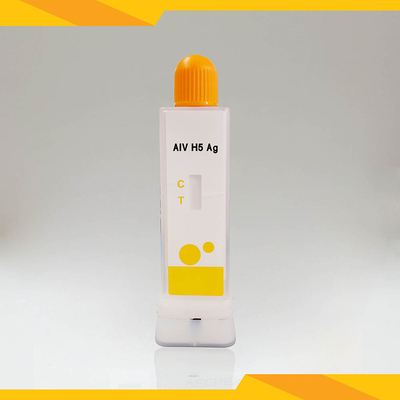 Virus de la gripe aviar H5 (AIV H5) Antigenos Kit veterinario de diagnóstico rápido Libre de contaminación