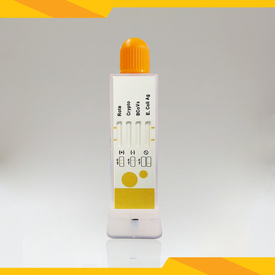 Prueba rápida combinada de antígeno de rotavirus + criptosporidia + coronavirus + E. Coli