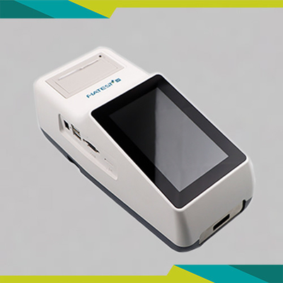 Analizador del immunoensayo de la fluorescencia (PDA), detección de fluorescencia emitida, interacción del antígeno-anticuerpo