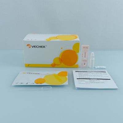 Casete rápido de la prueba del anticuerpo conveniente de Cat Immunodeficiency Virus Test Kit FIV