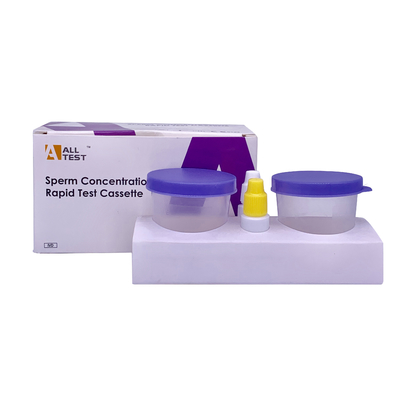 Análisis bioquímico del casete rápido de la prueba de la concentración de la esperma del hogar de OTC