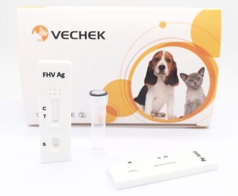 Prueba FHV AG del antígeno del virus de Cat Test Kits Feline Herpes de la alta exactitud