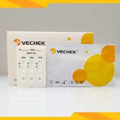 Casete rápido combinado de la prueba del anticuerpo de ASFV P30/P54/P72 (suero/plasma)